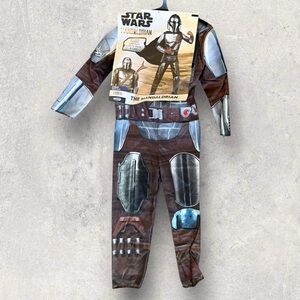 NEW Star Wars Mandalorian Costume With Mask Kids Small
